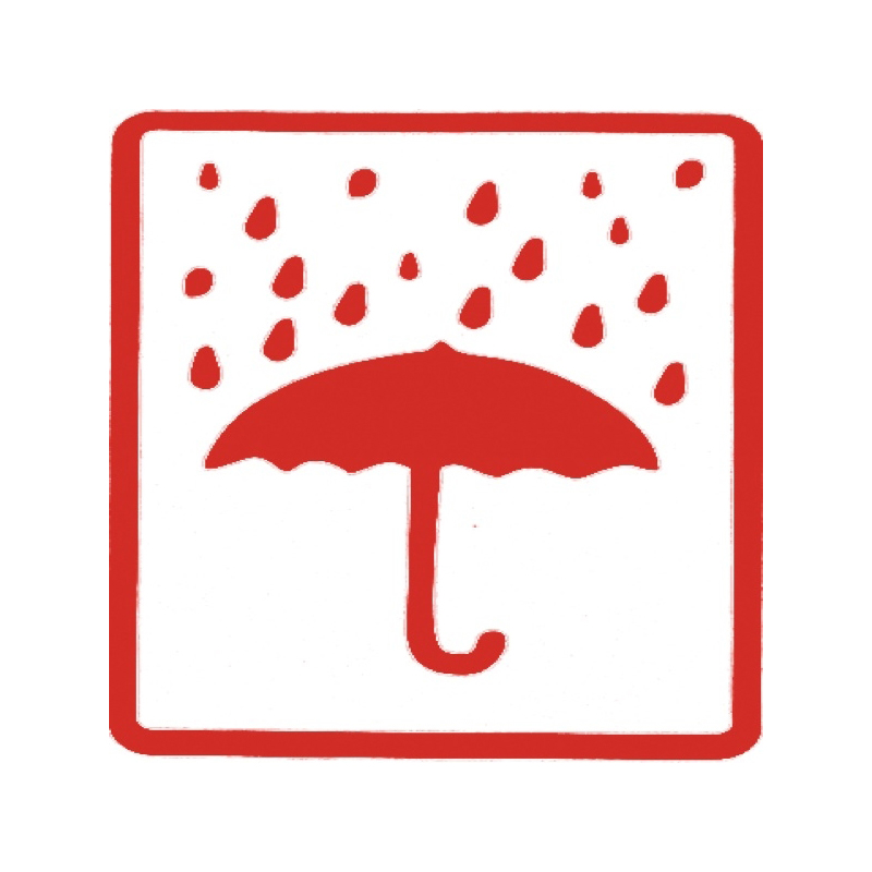 Figyelemfelkeltő címke  piros esernyő
